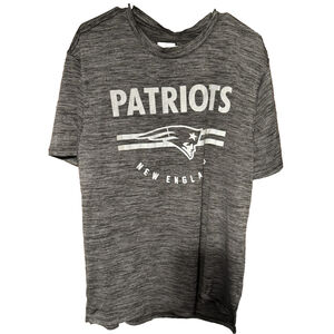 New England Patriots Team Apparel T-Shirt Men's Size L Gray